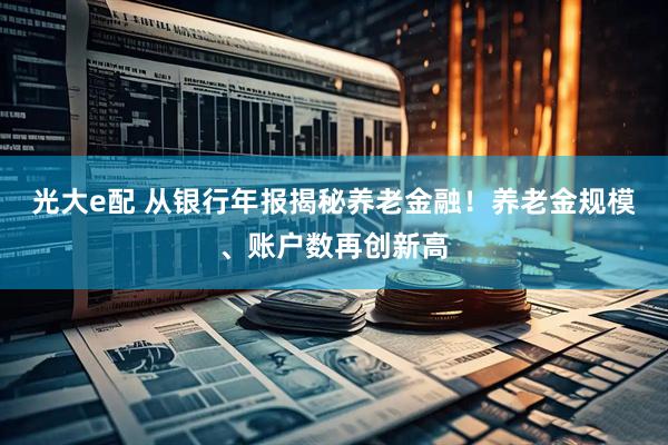 光大e配 从银行年报揭秘养老金融！养老金规模、账户数再创新高